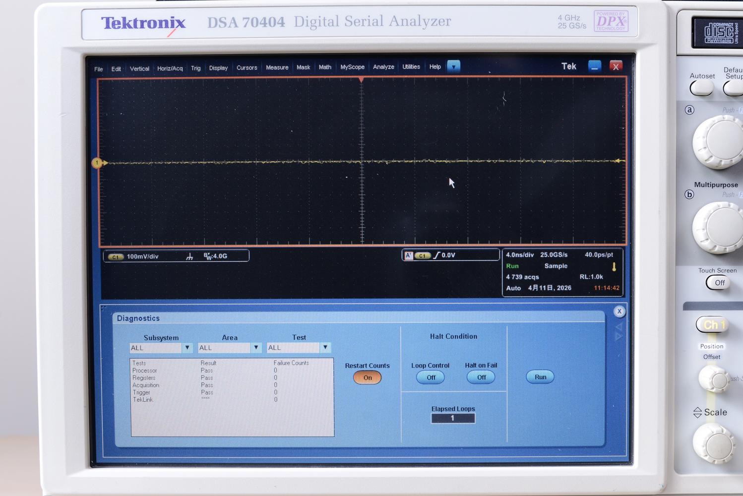 Осциллограф Tektronix  DSA70404